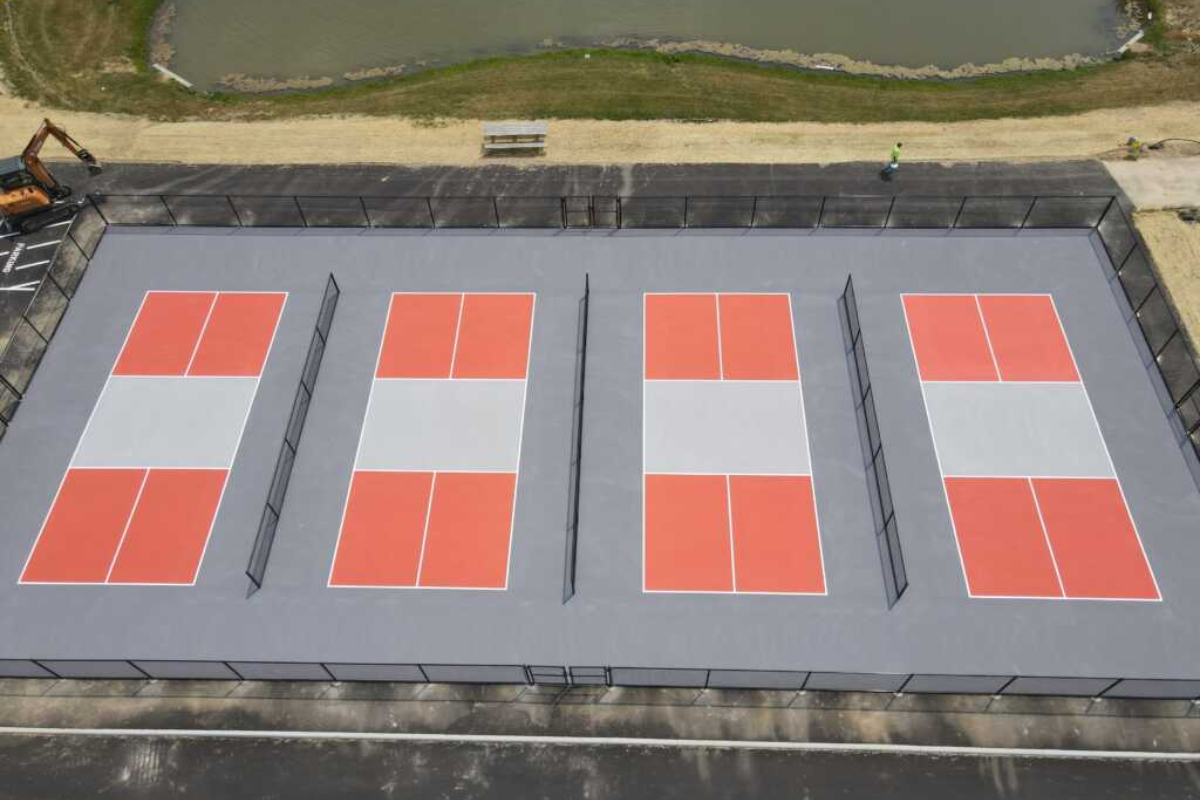 New Pickle Ball Courts at North Road Park